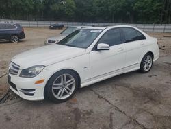 Salvage cars for sale at Austell, GA auction: 2012 Mercedes-Benz C 250