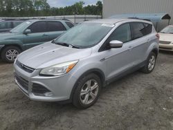 Salvage cars for sale at Spartanburg, SC auction: 2014 Ford Escape SE