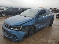 Salvage cars for sale at Grand Prairie, TX auction: 2017 Volkswagen Jetta SEL