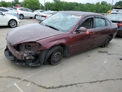 Chevrolet salvage cars for sale: 2007 Chevrolet Impala LS