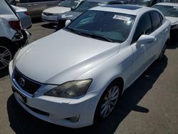 Salvage cars for sale at Martinez, CA auction: 2010 Lexus IS 250