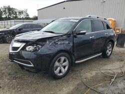 Salvage cars for sale at Spartanburg, SC auction: 2011 Acura MDX Technology