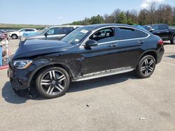 Salvage cars for sale at Brookhaven, NY auction: 2021 Mercedes-Benz GLC Coupe 300 4matic