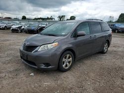 Toyota Sienna le salvage cars for sale: 2013 Toyota Sienna LE