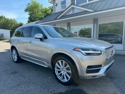 Salvage cars for sale at North Billerica, MA auction: 2016 Volvo XC90 T6