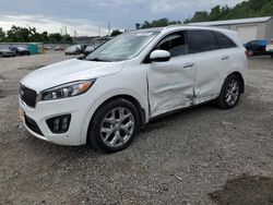 Salvage cars for sale from Copart West Mifflin, PA: 2016 KIA Sorento SX