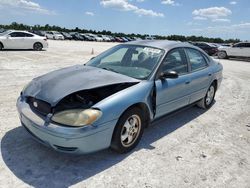 Salvage cars for sale at Arcadia, FL auction: 2005 Ford Taurus SE