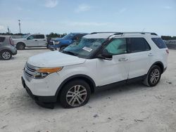 Salvage cars for sale at Arcadia, FL auction: 2015 Ford Explorer XLT