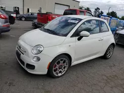 Salvage cars for sale at Woodburn, OR auction: 2012 Fiat 500 Sport