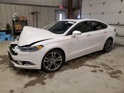 Ford Fusion Titanium salvage cars for sale: 2017 Ford Fusion Titanium