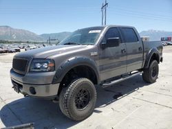 Salvage cars for sale at Farr West, UT auction: 2006 Ford F150 Supercrew