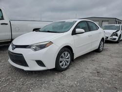 Salvage cars for sale at Cahokia Heights, IL auction: 2016 Toyota Corolla L