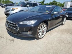 Salvage cars for sale at Bridgeton, MO auction: 2016 Tesla Model S