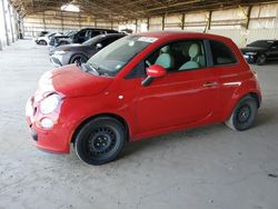 Salvage cars for sale from Copart Phoenix, AZ: 2013 Fiat 500 POP