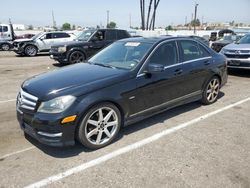 Salvage cars for sale at Van Nuys, CA auction: 2012 Mercedes-Benz C 250