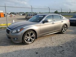 Salvage cars for sale at Houston, TX auction: 2013 Infiniti M37