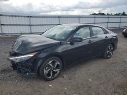 Hyundai Elantra Limited salvage cars for sale: 2021 Hyundai Elantra Limited