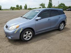 Salvage cars for sale from Copart Montreal Est, QC: 2007 Toyota Corolla Matrix XR