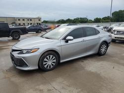 Salvage cars for sale at Wilmer, TX auction: 2021 Toyota Camry LE