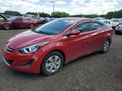 Salvage cars for sale from Copart East Granby, CT: 2016 Hyundai Elantra SE