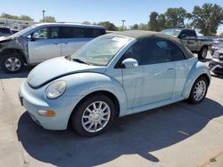 Volkswagen salvage cars for sale: 2005 Volkswagen New Beetle GLS