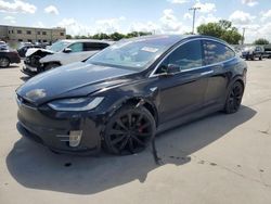 Salvage cars for sale at Wilmer, TX auction: 2016 Tesla Model X