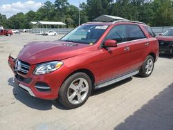 Salvage cars for sale at Savannah, GA auction: 2018 Mercedes-Benz GLE 350 4matic