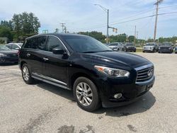 Salvage cars for sale at North Billerica, MA auction: 2014 Infiniti QX60