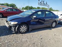Salvage cars for sale at Columbus, OH auction: 2010 Honda Civic VP