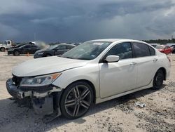 Honda salvage cars for sale: 2017 Honda Accord Sport