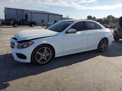 Salvage cars for sale at Tulsa, OK auction: 2016 Mercedes-Benz C300