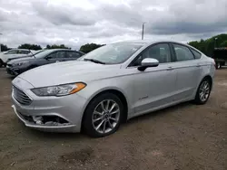Salvage cars for sale from Copart East Granby, CT: 2017 Ford Fusion SE Hybrid