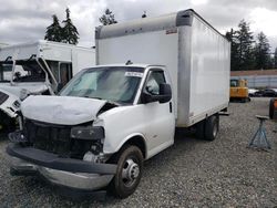 Salvage trucks for sale at Graham, WA auction: 2020 Chevrolet Express G3500