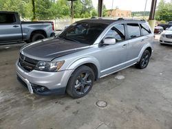 Salvage cars for sale at Gaston, SC auction: 2018 Dodge Journey Crossroad