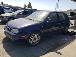 Salvage cars for sale at Hayward, CA auction: 2000 Volkswagen Golf GLS TDI