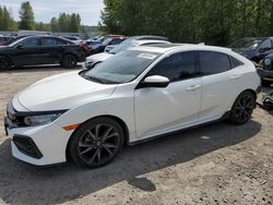 Salvage cars for sale at Arlington, WA auction: 2019 Honda Civic Sport Touring