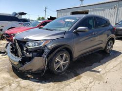 Salvage cars for sale at Chicago Heights, IL auction: 2022 Honda HR-V EX