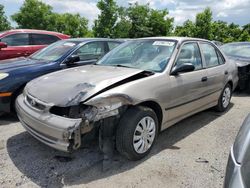 Toyota Corolla VE salvage cars for sale: 2000 Toyota Corolla VE