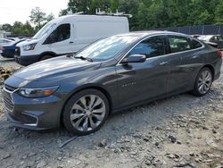 2016 Chevrolet Malibu Premier en venta en Waldorf, MD