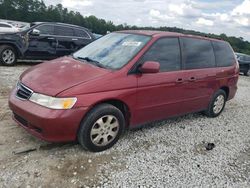 Salvage cars for sale at Ellenwood, GA auction: 2002 Honda Odyssey EX