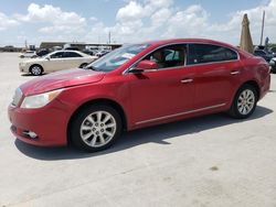 Salvage cars for sale from Copart Grand Prairie, TX: 2012 Buick Lacrosse