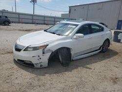 Salvage cars for sale at Jacksonville, FL auction: 2014 Acura TL SE