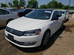 Volkswagen Passat salvage cars for sale: 2015 Volkswagen Passat SE