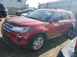 Ford salvage cars for sale: 2018 Ford Explorer XLT