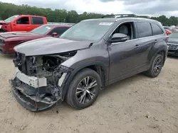 Salvage cars for sale from Copart Conway, AR: 2016 Toyota Highlander XLE