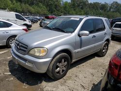 Mercedes-Benz M-Class salvage cars for sale: 2004 Mercedes-Benz ML 350