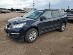 Salvage cars for sale at Colorado Springs, CO auction: 2015 Chevrolet Traverse LS