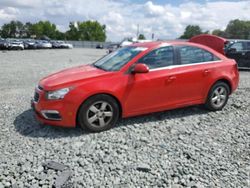 Salvage cars for sale from Copart Mebane, NC: 2015 Chevrolet Cruze LT