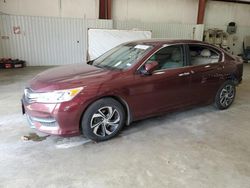 Salvage cars for sale from Copart Lufkin, TX: 2017 Honda Accord LX