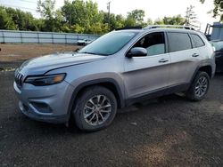 Salvage cars for sale from Copart Columbia Station, OH: 2019 Jeep Cherokee Latitude Plus